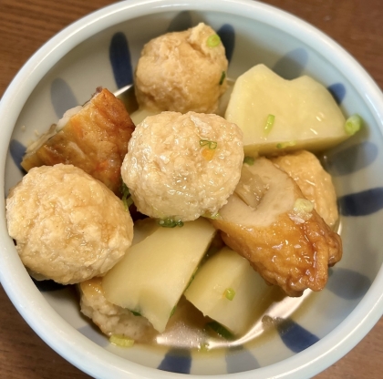 市販の鶏団子で☆じゃがいもと鶏団子の煮物