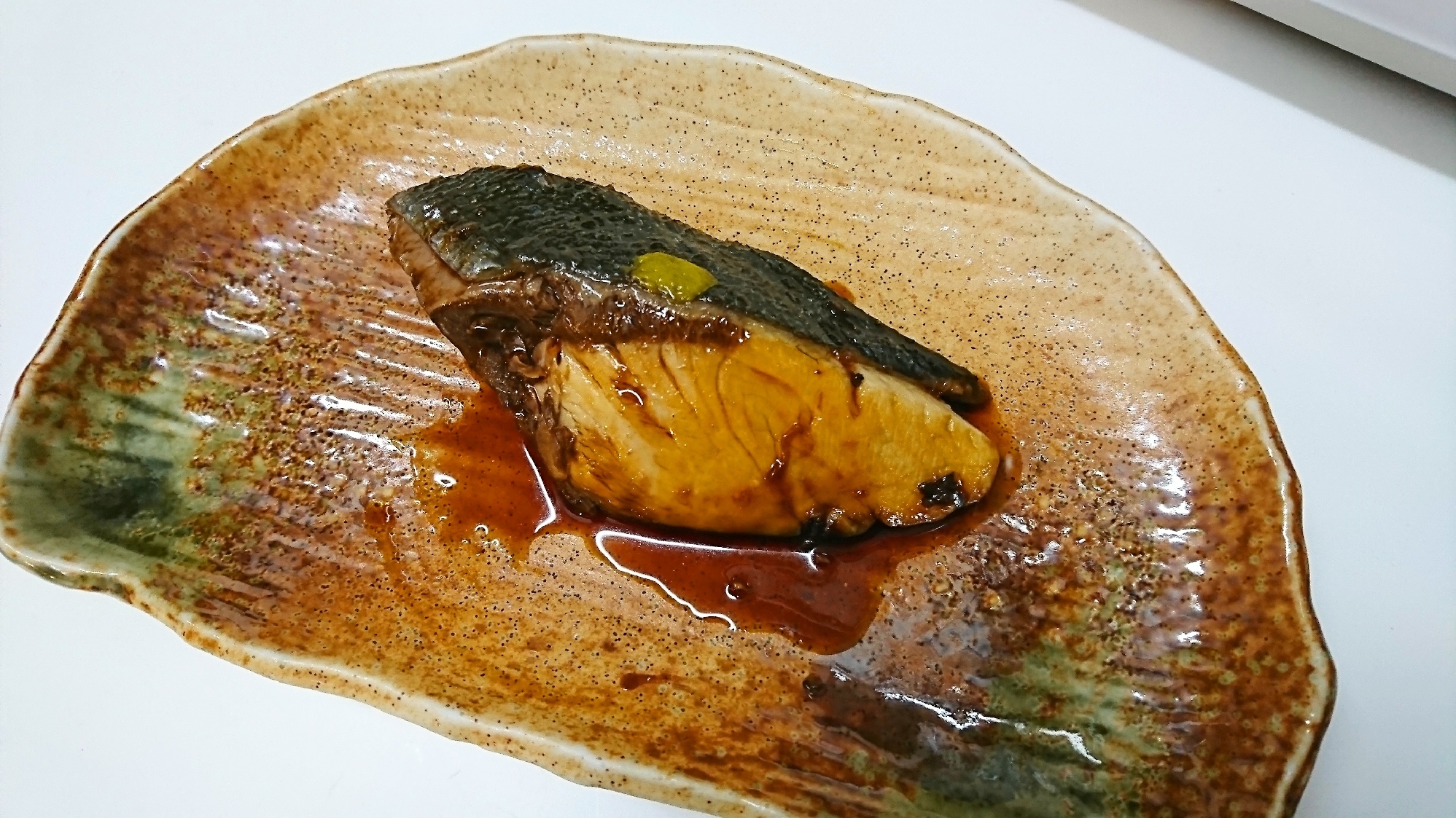 ふわふわ、ブリの照り焼き(砂糖不使用)