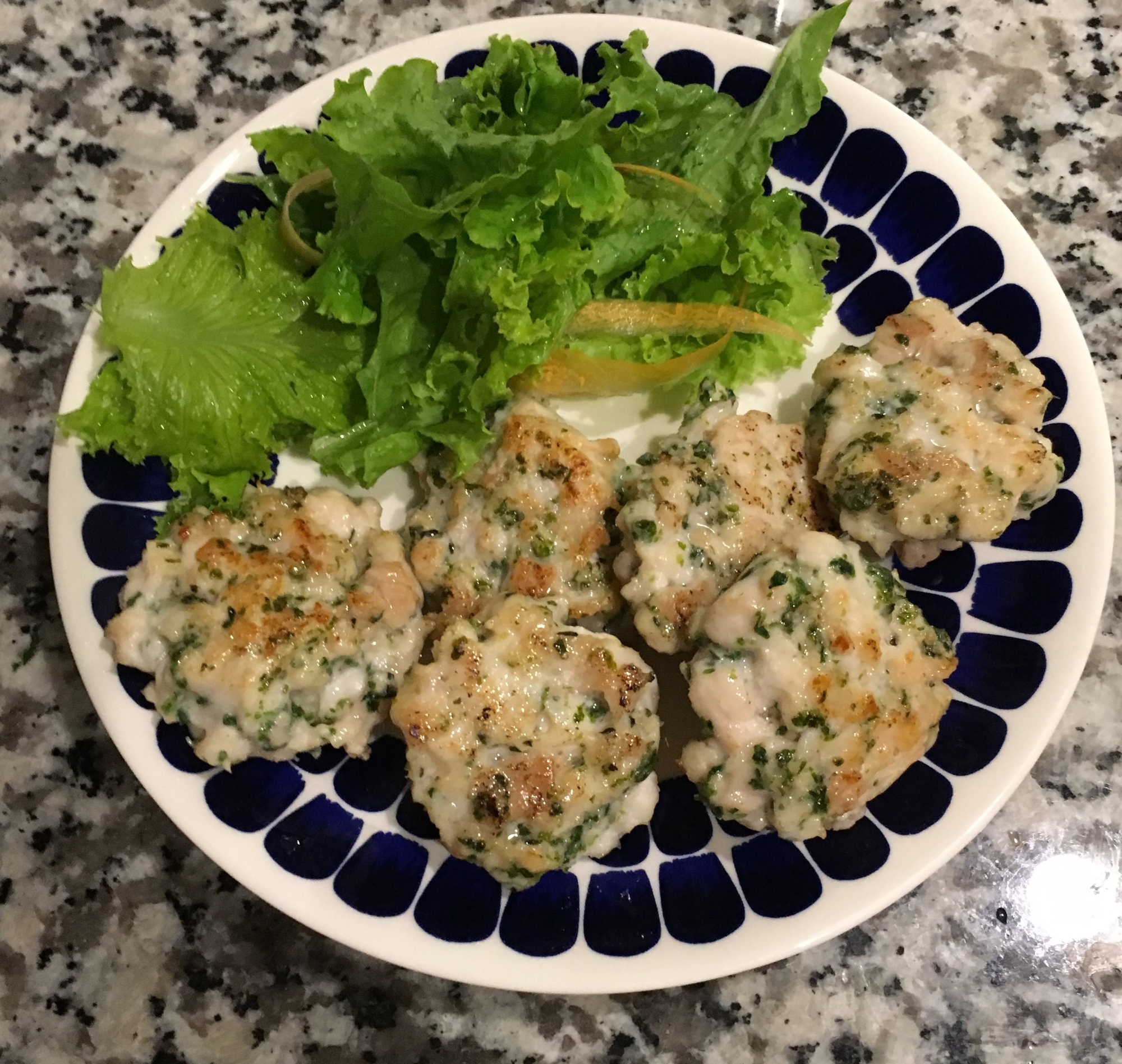 胸肉の青のりチキン