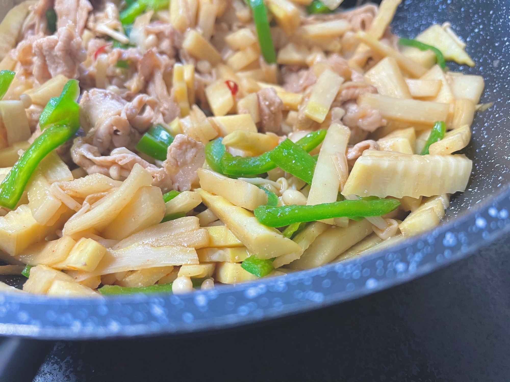 ★やみつきっ!!たけのこのピリ辛炒め★簡単、おかず