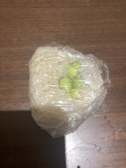 大豆の代わりで枝豆で^_^