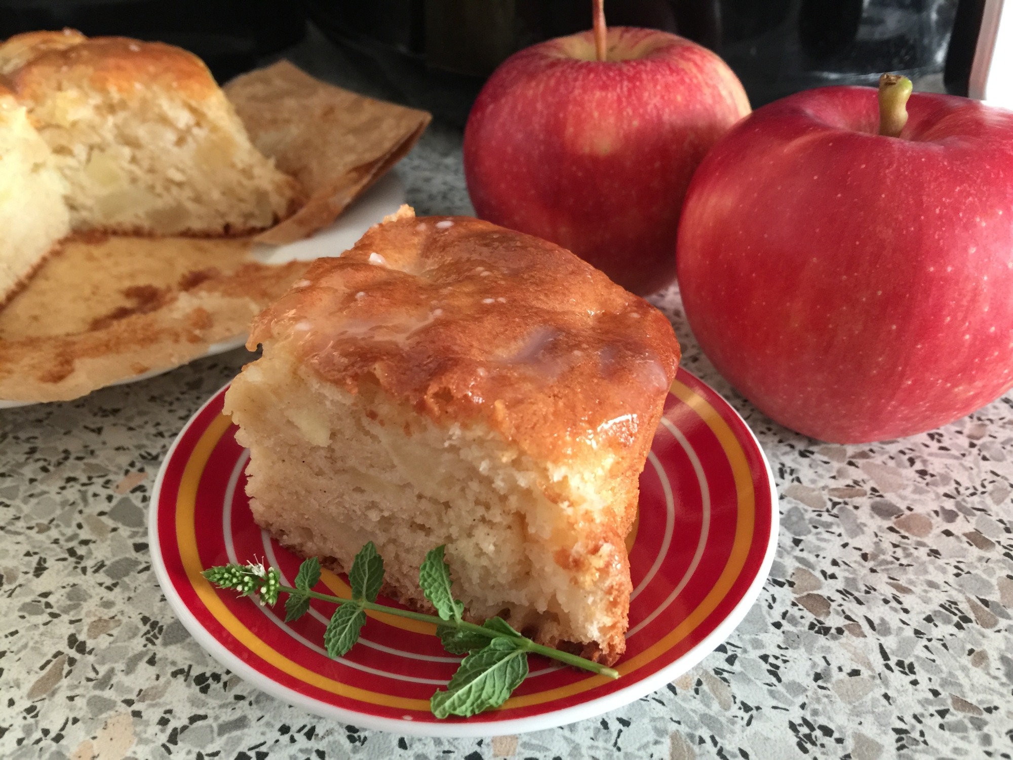 1人用食べきりサイズ！トルコ風しっとりりんごケーキ