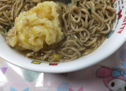 揚げ餅入りおろし蕎麦♪