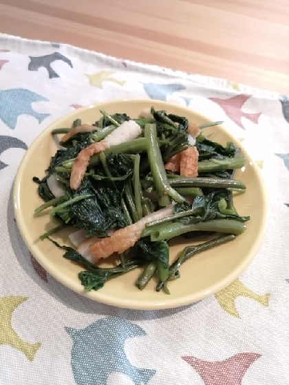 空芯菜とちくわのオイスター炒め✿