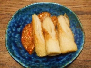 さつまあげ・油揚げ・竹輪の煮物