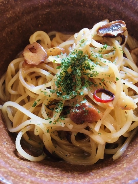 ペペロンチーノパスタ