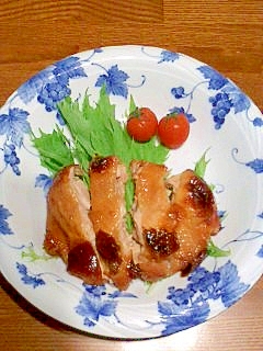 ぶどう風味の グリルチキン