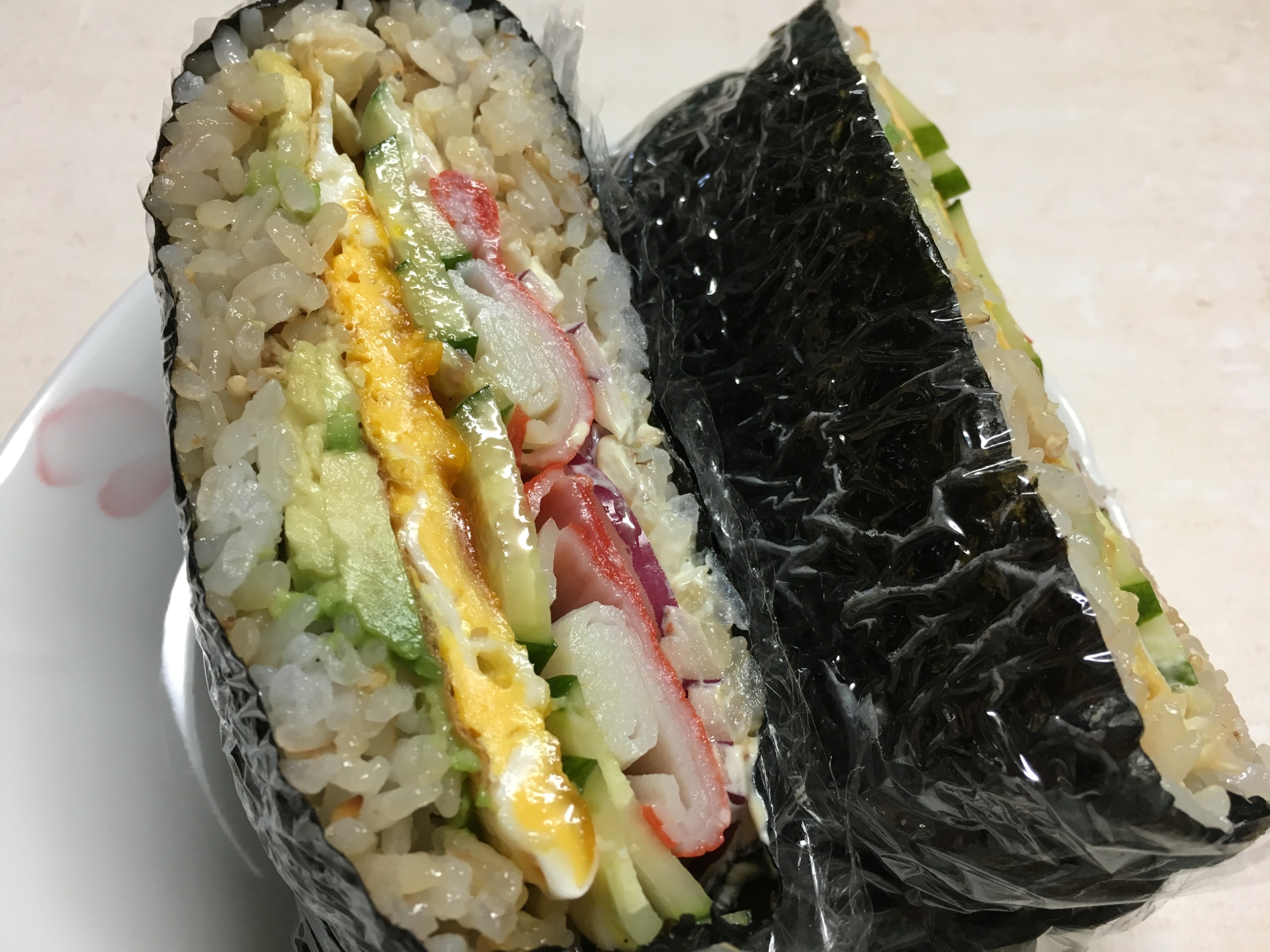 おにぎらず アボカド 目玉焼き レシピ 作り方 By ミシェル ラ フランス 楽天レシピ