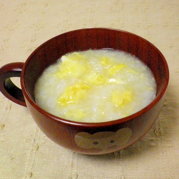 離乳食 やさしい味のほんだし玉子おかゆ レシピ 作り方 By Kirin0218 楽天レシピ 離乳食 やさしい味のほんだし玉子おかゆ レシピ 作り方 By Kirin0218 楽天レシピ