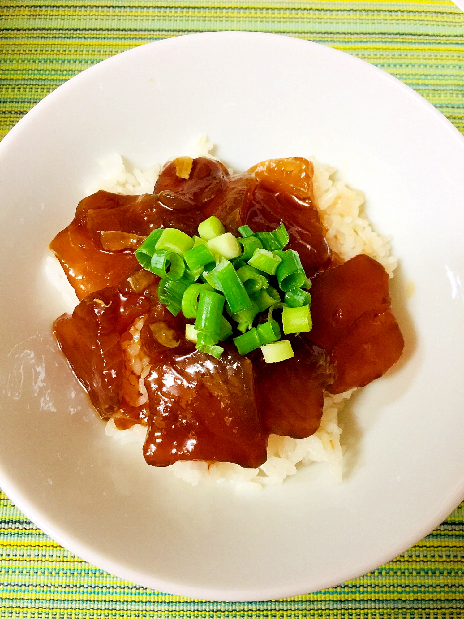 簡単マグロ漬け丼