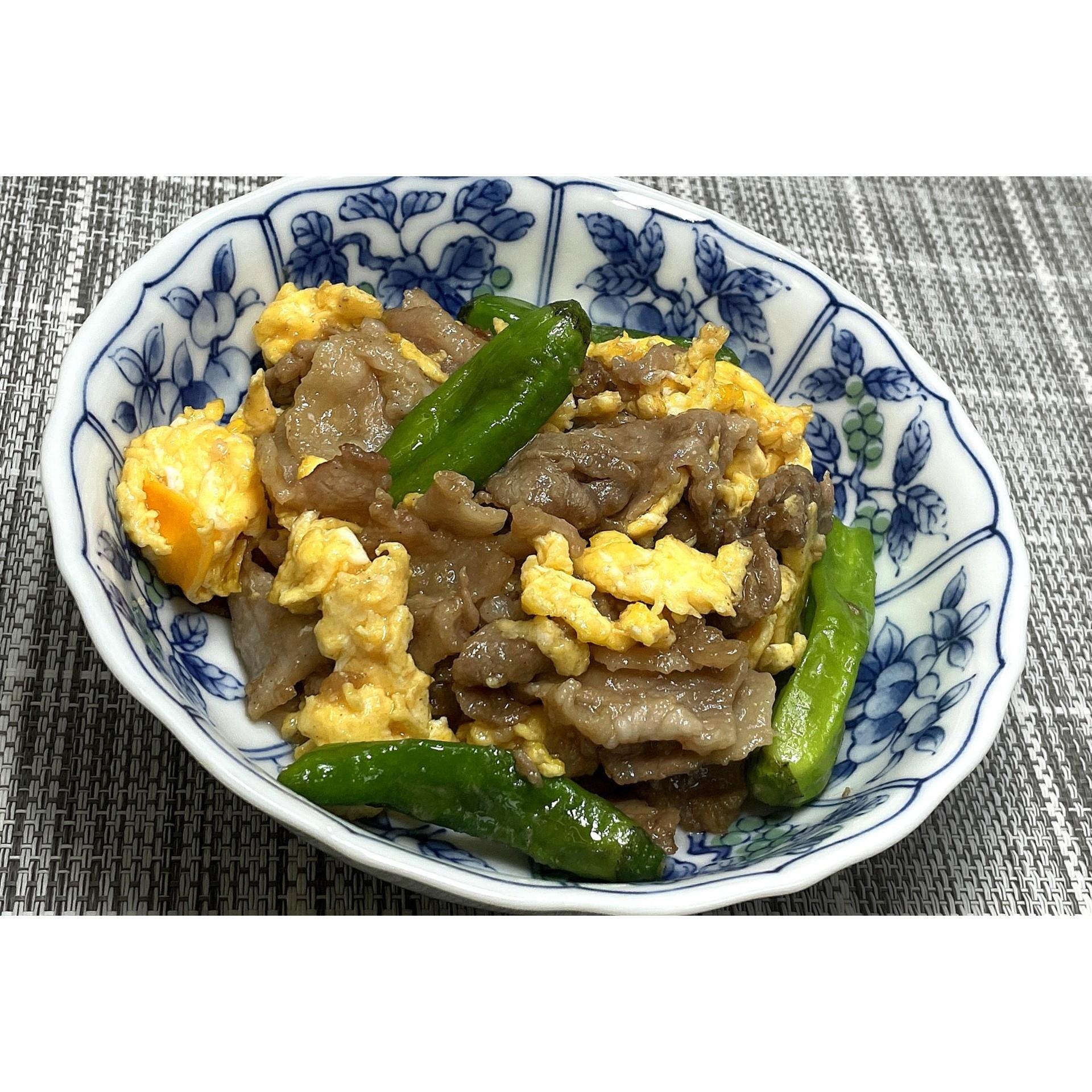 豚肉とししとうの生姜醤油炒め★動画あり★