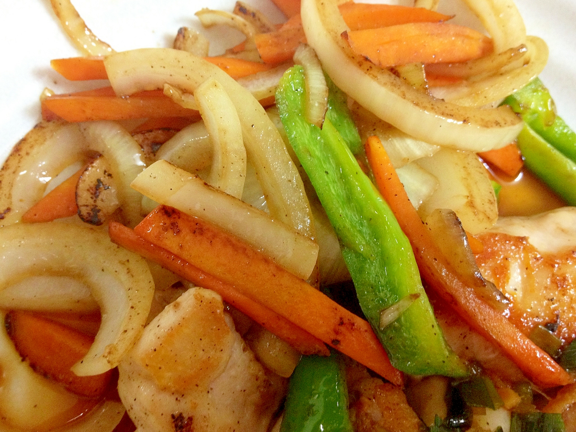 玉ねぎ人参ピーマンの野菜炒め レシピ 作り方 By Mi 6352 楽天レシピ 玉ねぎ人参ピーマンの野菜炒め レシピ 作り方 By Mi 6352 楽天レシピ