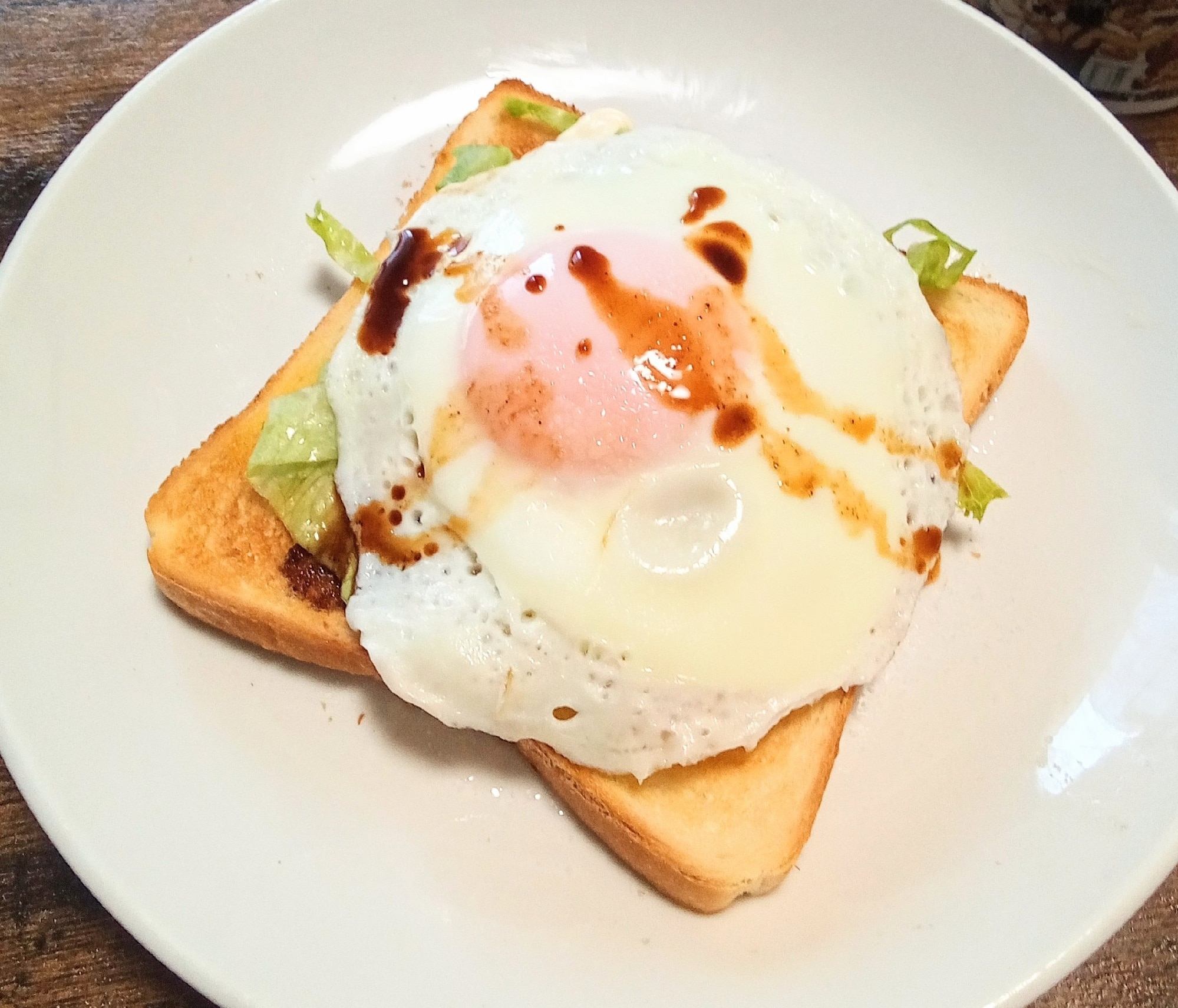 E*n様 トーストセット◎ 食パン トマト レタス 目玉焼き