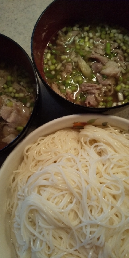 肉汁そうめん