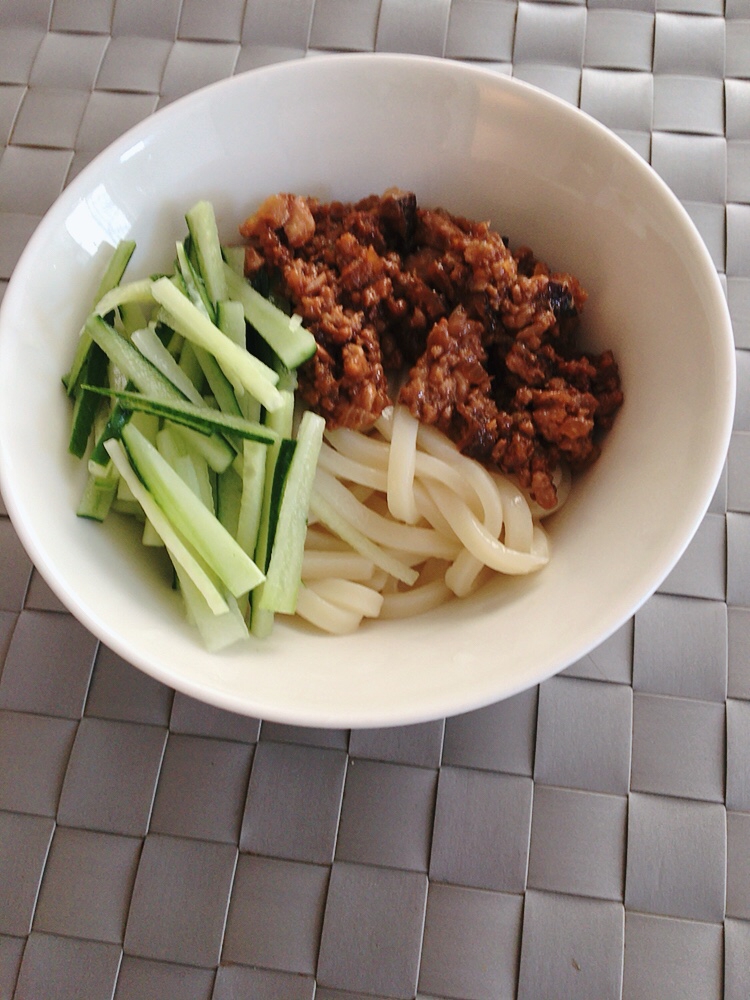 簡単!ジャージャーうどん^_^