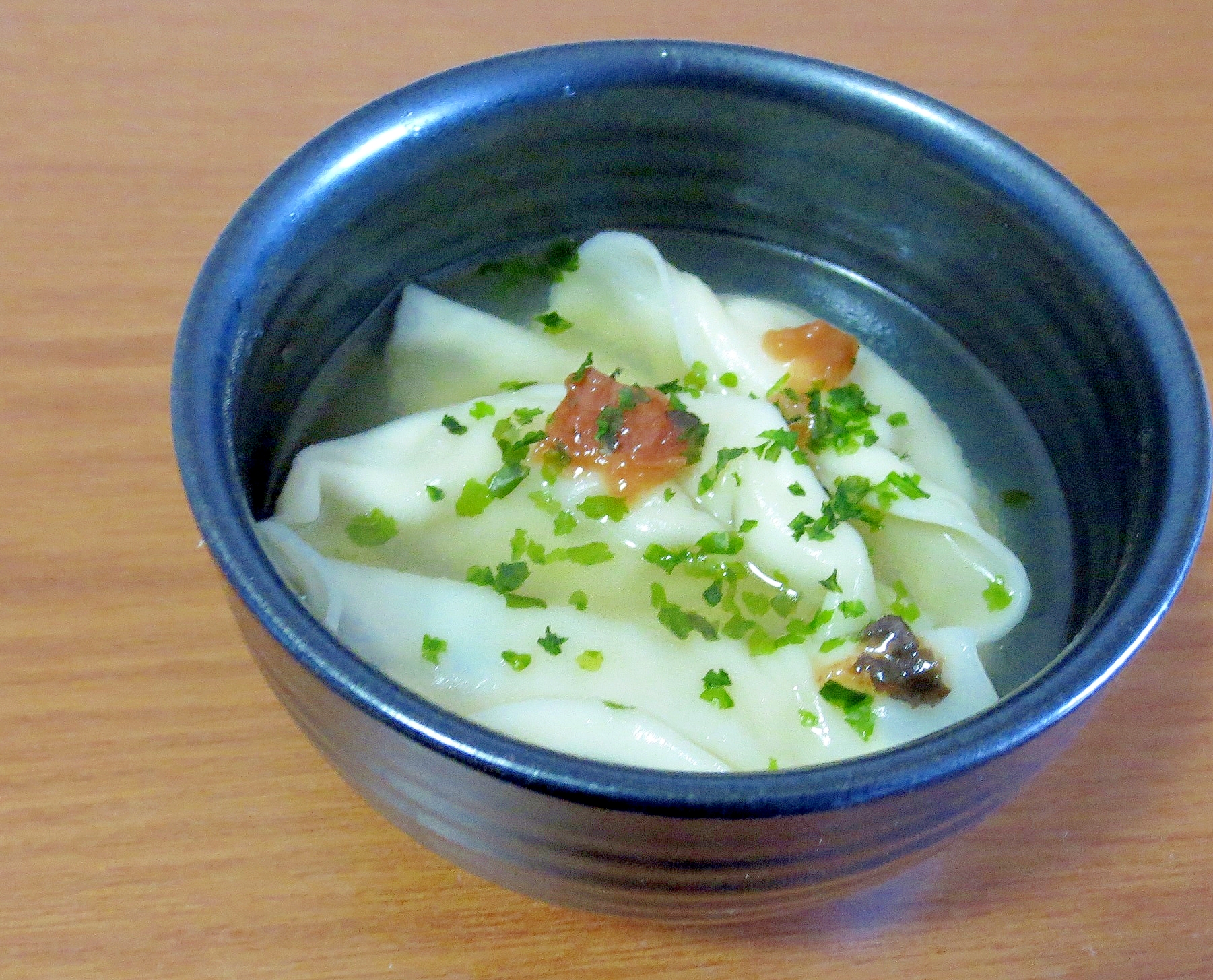 青ので良い香り♪和風　水餃子