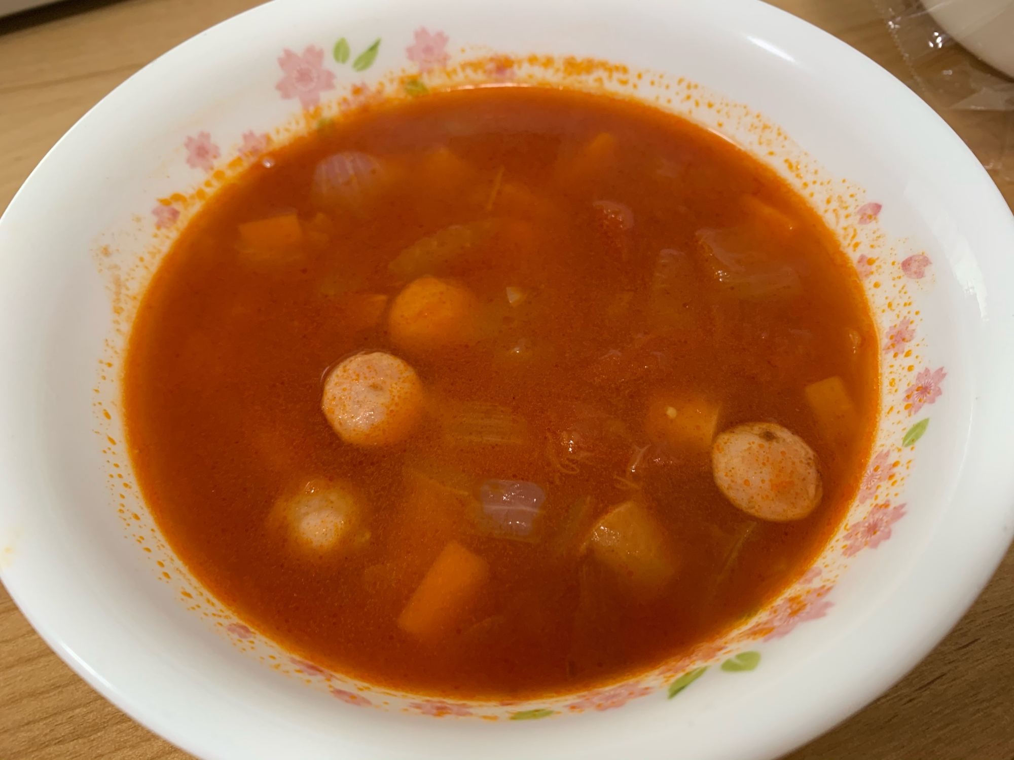 余ったトマト缶で簡単ミネストローネ