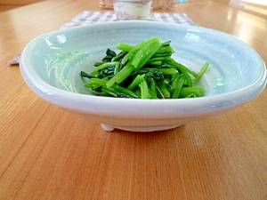 小松菜のシンプルナムル