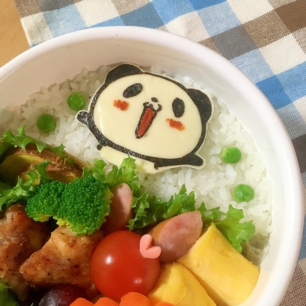簡単海苔アートキャラ弁 お買いものパンダのお弁当 レシピ 作り方 By Cherry05 楽天レシピ 簡単海苔アートキャラ弁 お買いものパンダのお弁当 レシピ 作り方 By Cherry05 楽天レシピ