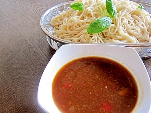 つけ麺✿　カレー風味のツユ