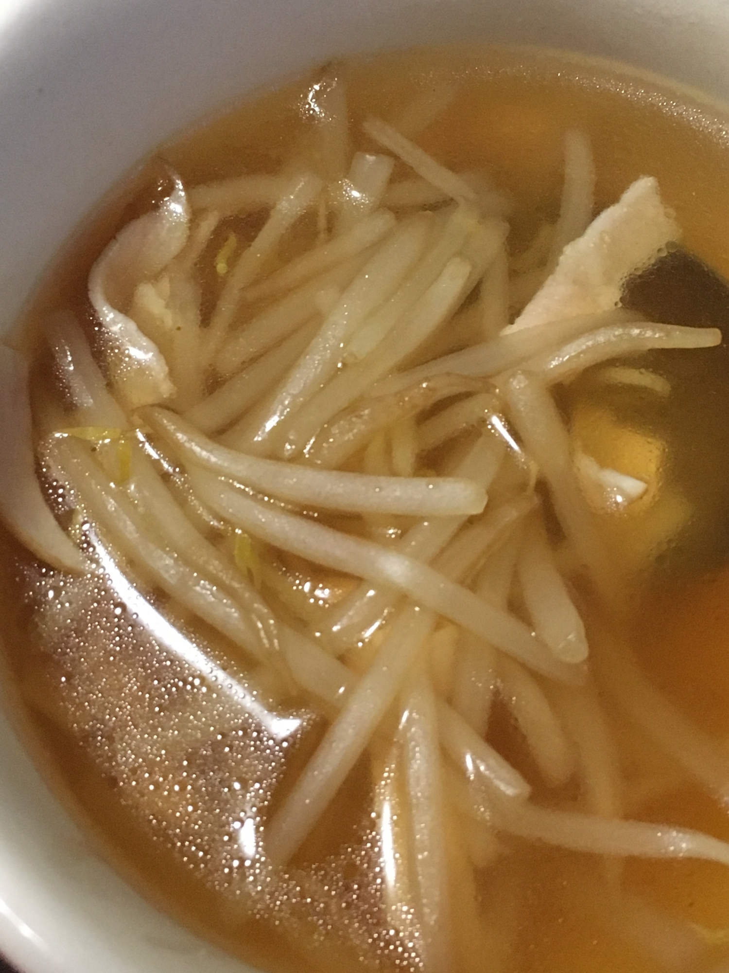 もやしとハムのコンソメスープ レシピ 作り方 By Sanichi25 楽天レシピ