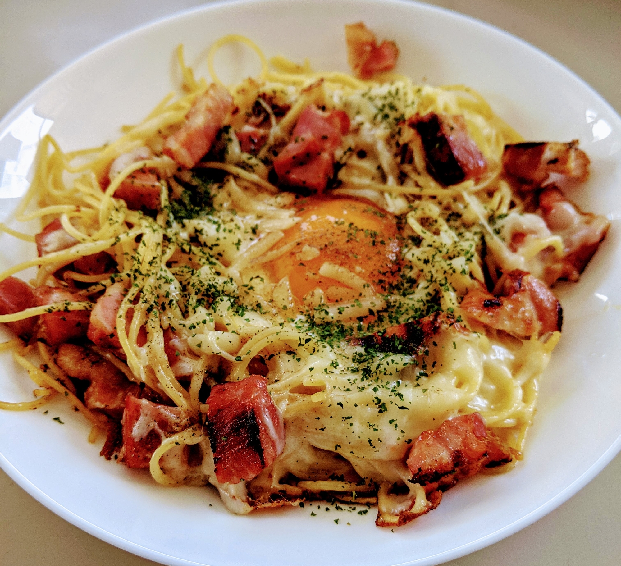 焼きカルボナーラ