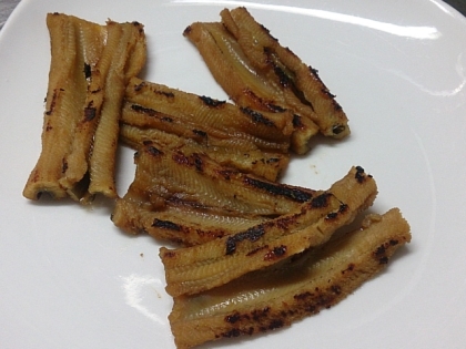 寿司屋の気分で♪　「焼き穴子ワサビ醤油」