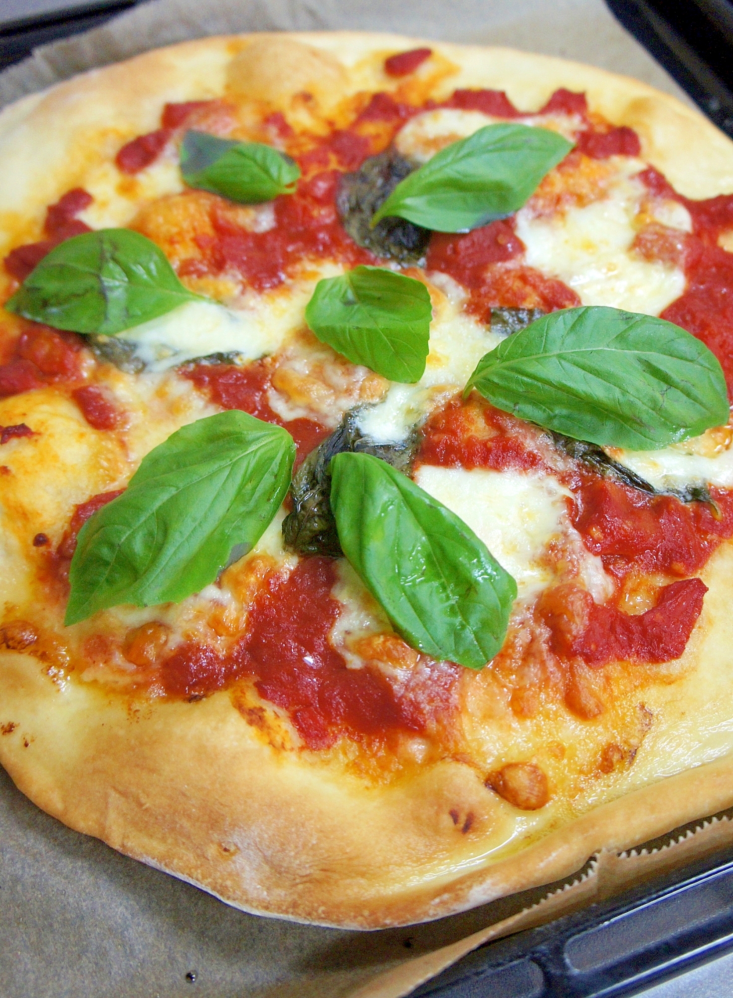 気軽に♪お家で本格ピッツァ・マルゲリータ