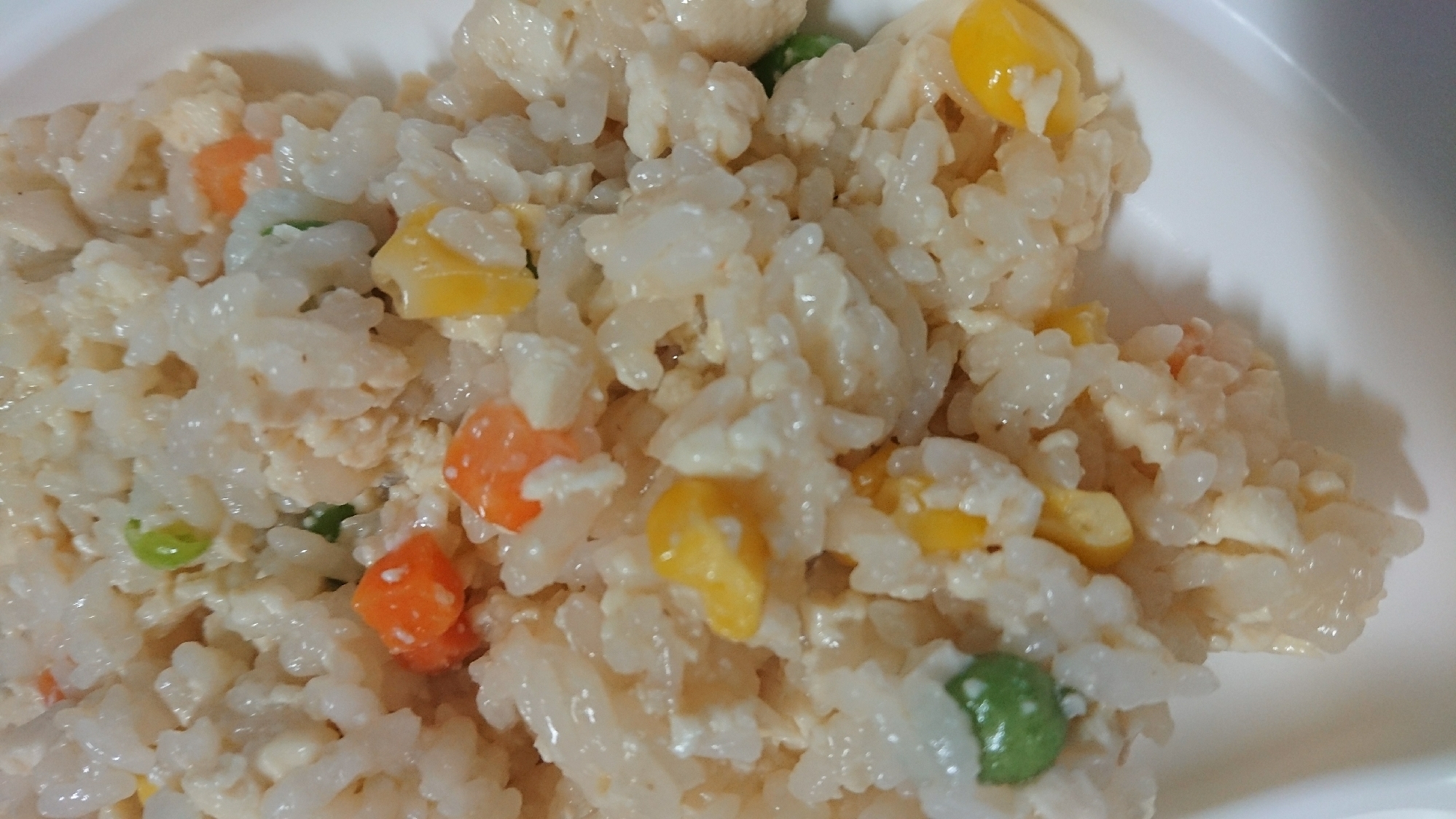 離乳食完了期 豆腐チャーハン レシピ 作り方 By ぱちくりさん 楽天レシピ