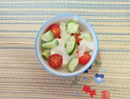 豆腐と酢玉ねぎのサラダ*ꕤ*.ﾟ