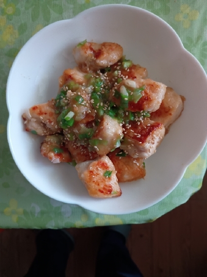 ご飯がすすむ！鶏むね肉のねぎ塩焼き