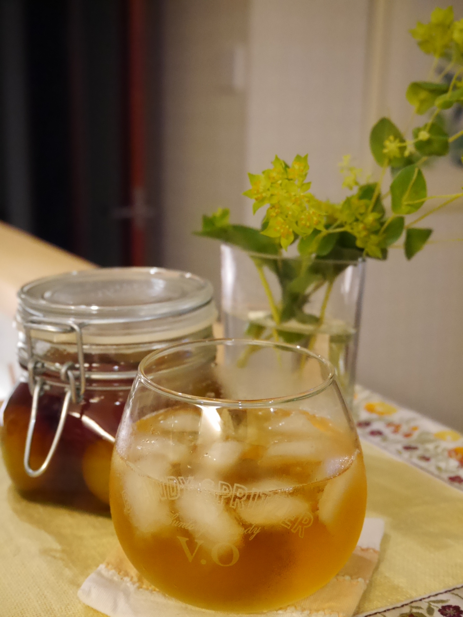 ブランデーで作るノンシュガー梅酒★1週間で完成~♪