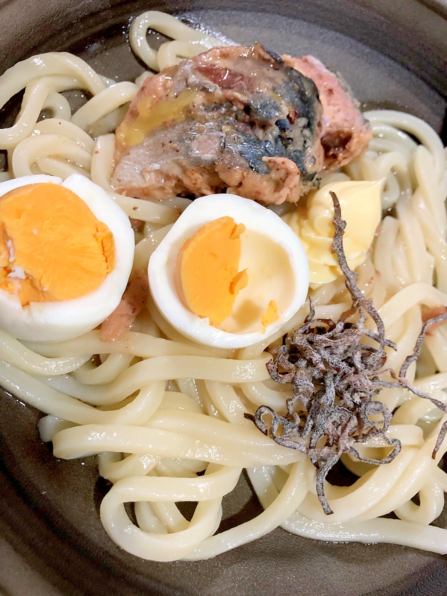 冷蔵庫に何もない時の、ノーベジタブルうどん