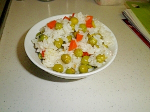 我が家の豆ごはん