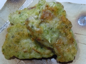すりおろしジャガイモで 塩さばの青海苔揚げ レシピ 作り方 By Ponrinn 楽天レシピ