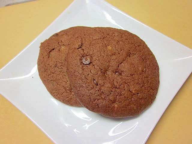 ＨＭで簡単☆チョコ・クルミのクッキー☆