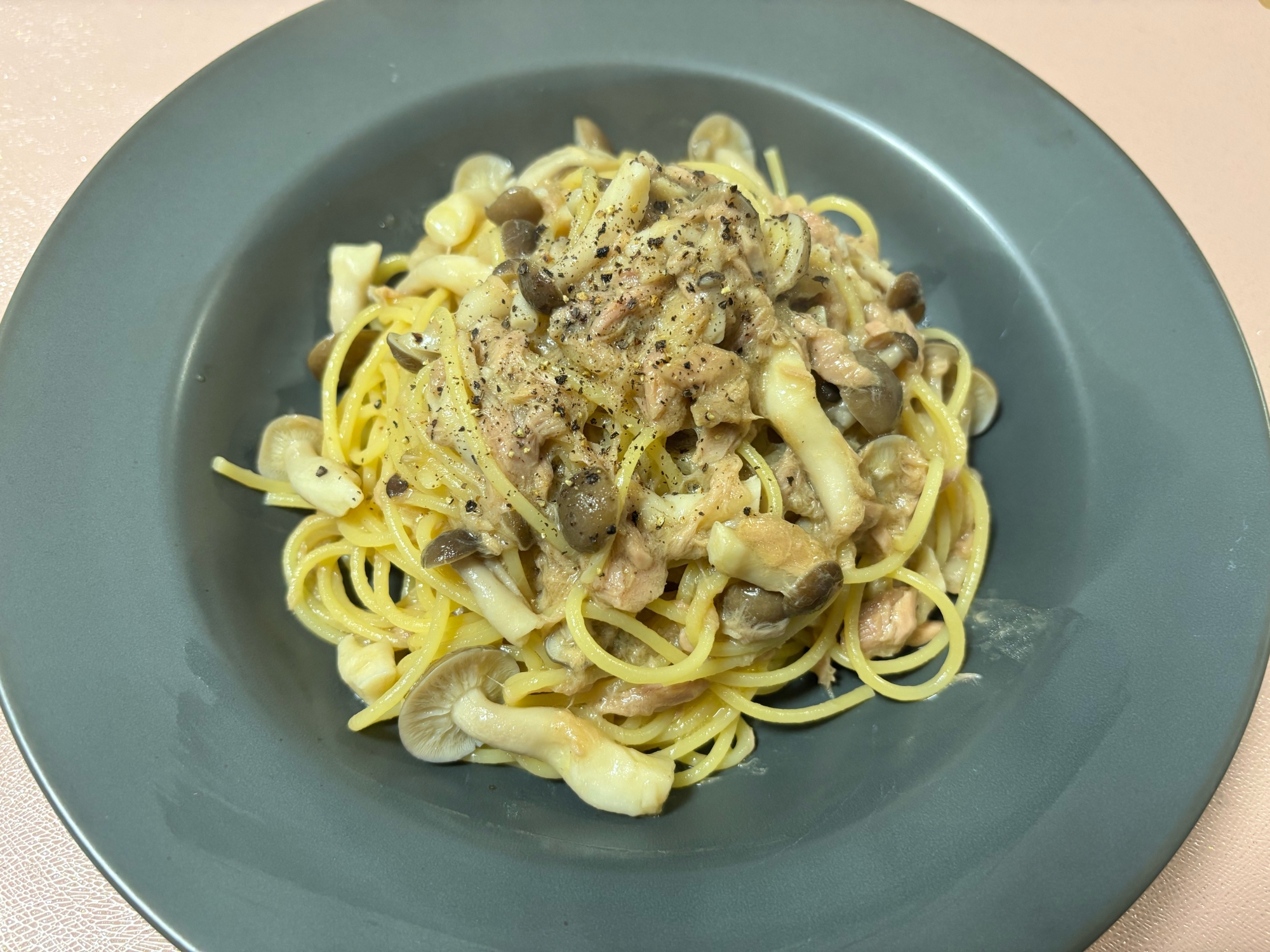 わんぱん簡単！⭐️ツナと柚子胡椒の和風パスタ⭐️