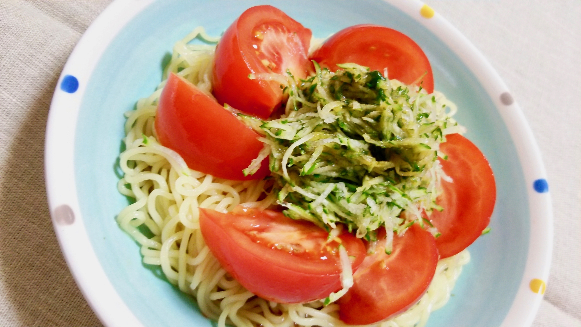 きゅうり１本使った！冷やし中華