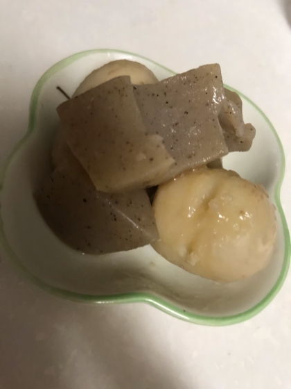 里芋とこんにゃくの煮物