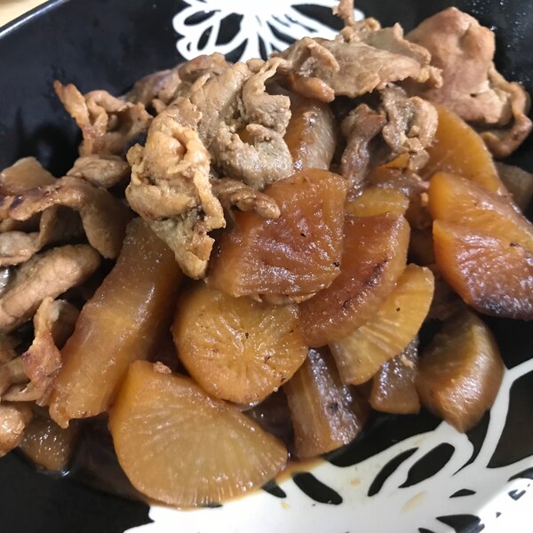 大根と豚こまの甘辛煮 レシピ 作り方 By まる 楽天レシピ 大根と豚こまの甘辛煮 レシピ 作り方 By まる 楽天レシピ