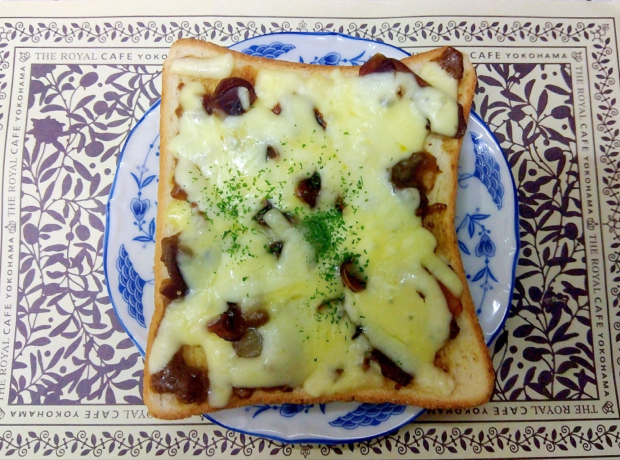 カレーピザトーストその4