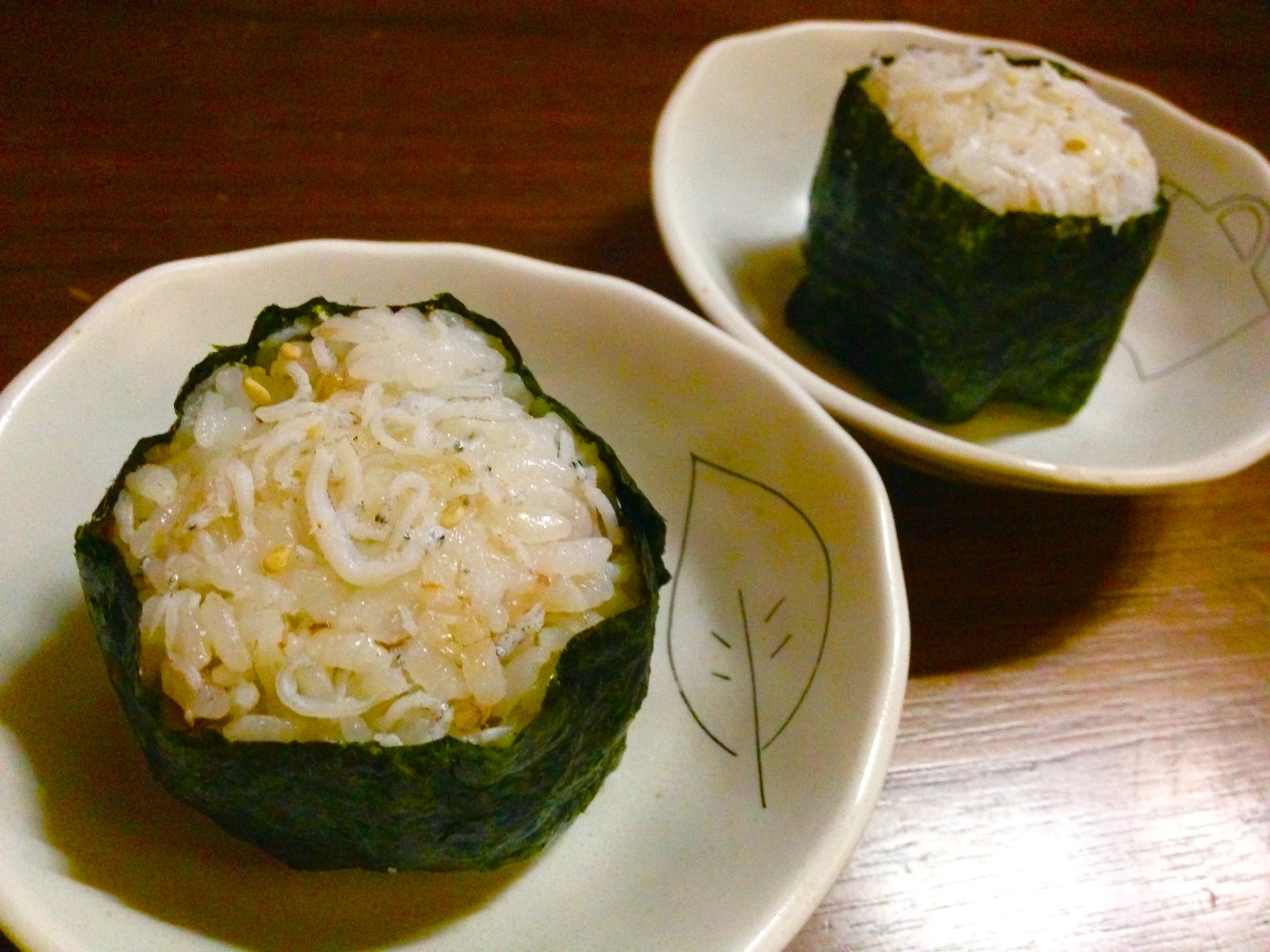 朝食に★☆しらすおかかにぎり☆★