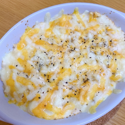 材料４つ！混ぜて焼くだけ！簡単ヘルシー豆腐グラタン