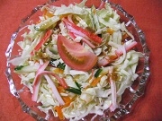 カニカマと胡瓜のサラダ