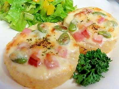 レンチン大根のマヨ味噌風味チーズ焼き