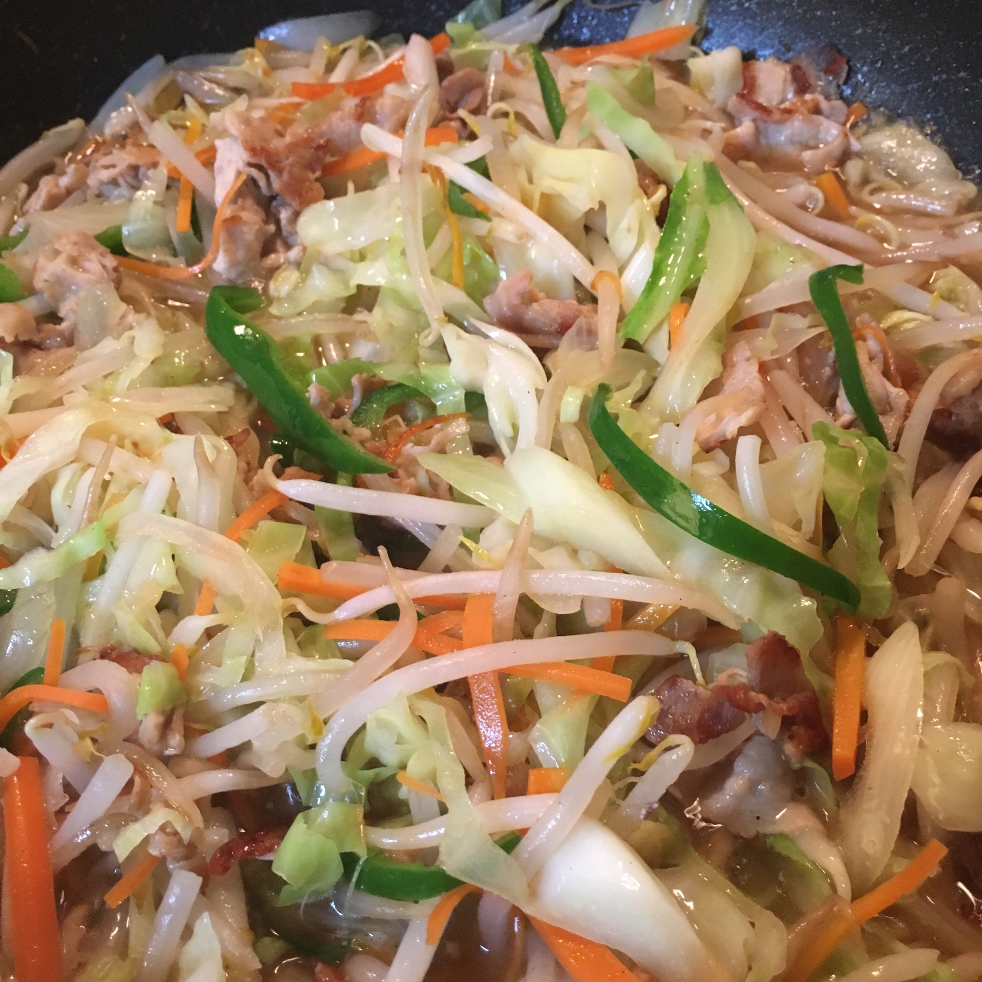 シャキッと野菜炒め