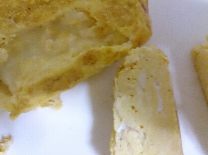 チーズたっぷり　トロトロ卵焼き