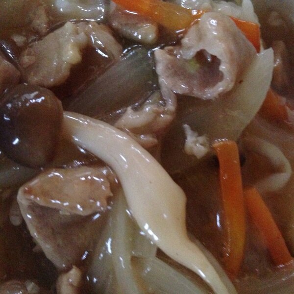 たまねぎと人参と豚肉としめじのあんかけうどん レシピ 作り方 By Tommeg12 楽天レシピ たまねぎと人参と豚肉としめじのあんかけうどん レシピ 作り方 By Tommeg12 楽天レシピ