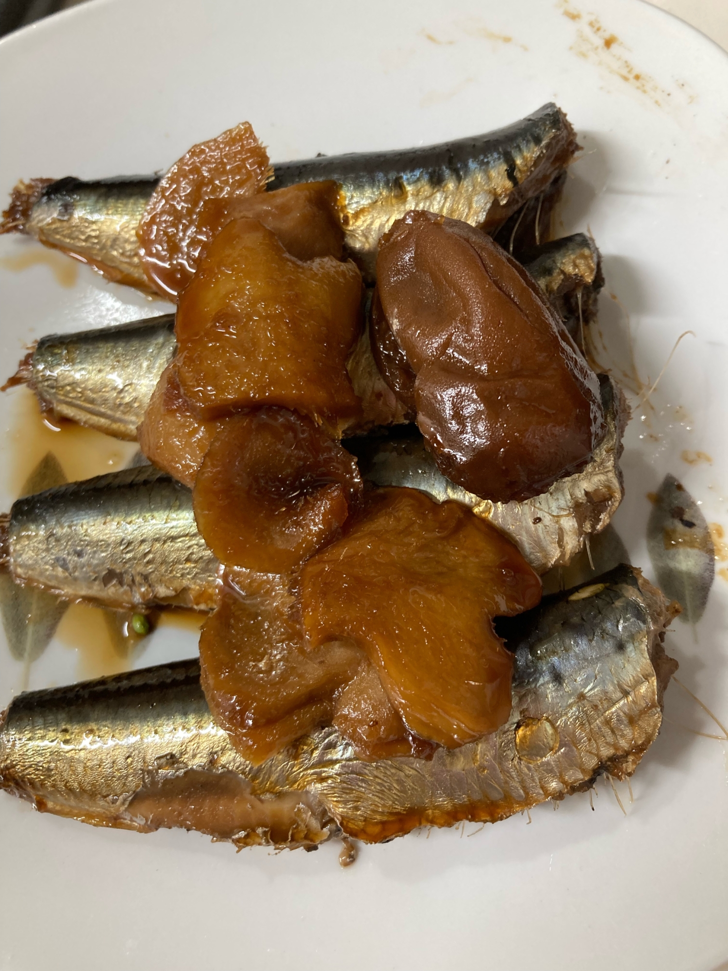 イワシの梅煮、懐かしい味