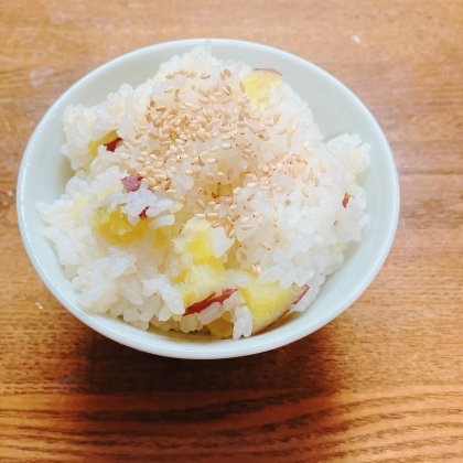 サツマイモの炊き込みご飯。